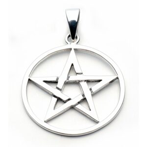 Sterling Silver Pentacle Pendant