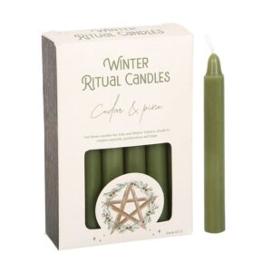 Pack of 12 Winter Ritual Candles