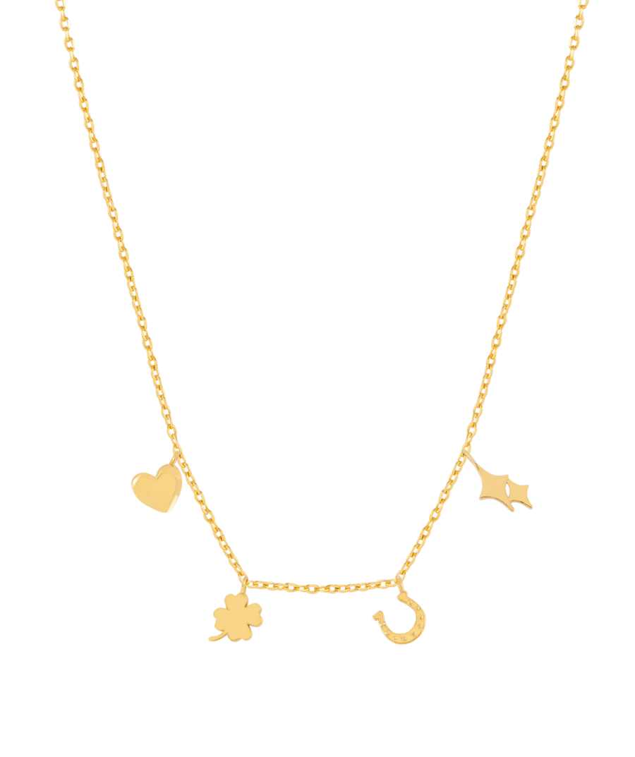 Love and Luck Charm Necklace - Estella Bartlett
