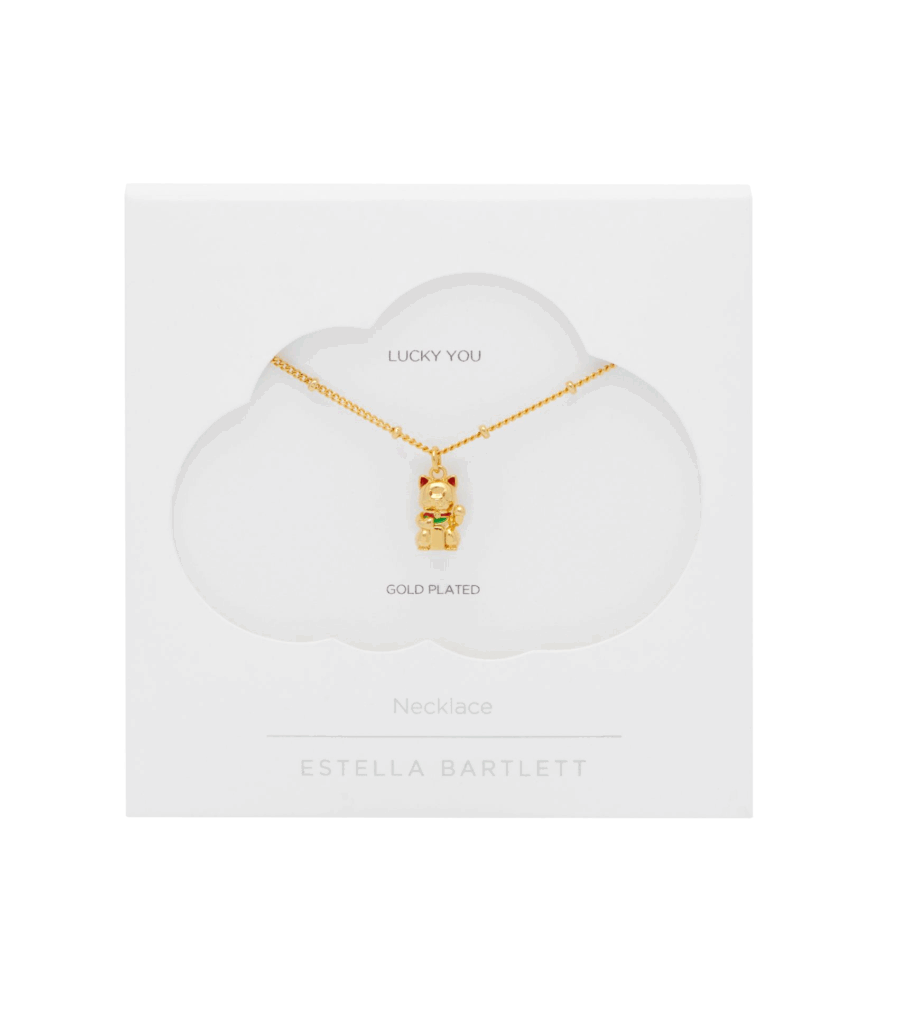 Lucky Cat Necklace - Estella Bartlett