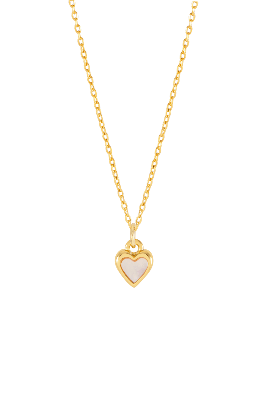 Pink Pearl Heart Necklace - Estella Bartlett